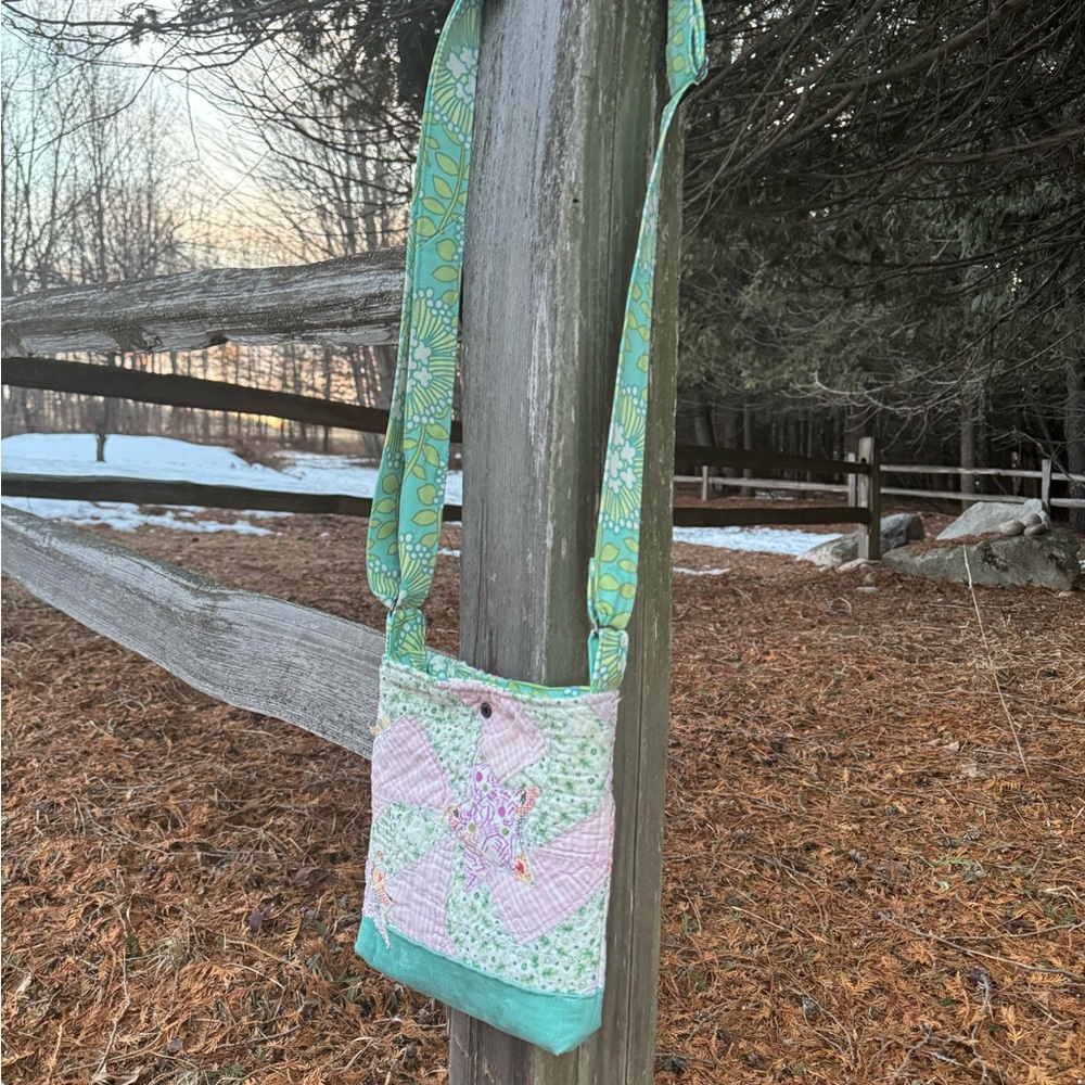Vintage Quilt Crossbody Bag